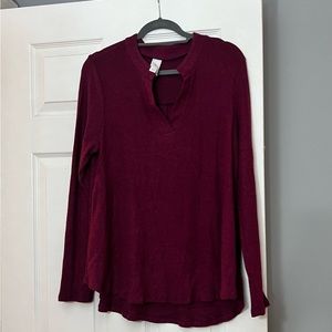 Honeyme Ribbed Gabby Top - Size L